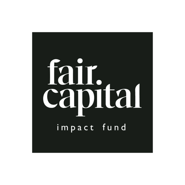 logo van een van onze supporters; fair capital impact fund