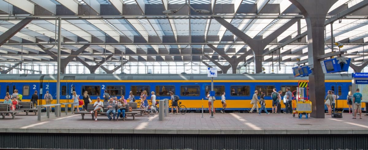 Het openbaar vervoer in Nederland - Foto van een trein